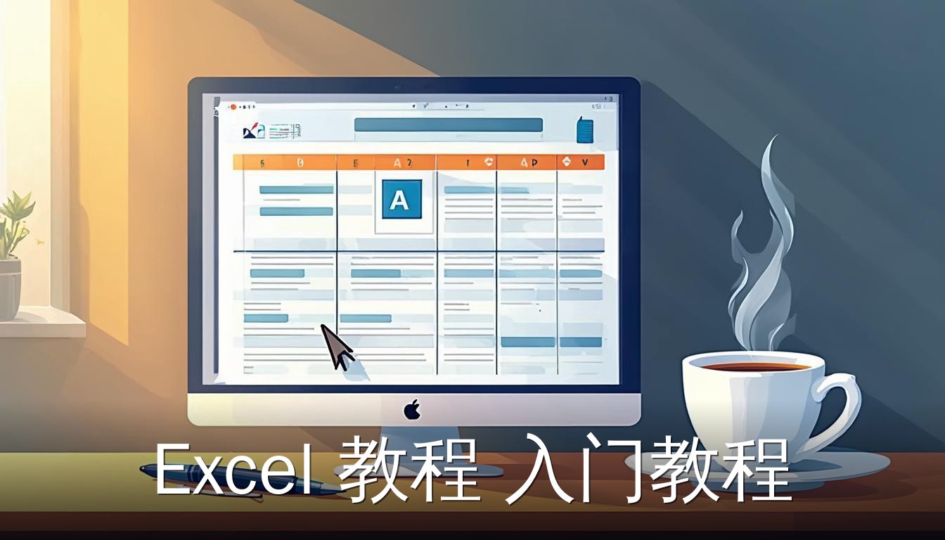 Excel教程入门教程：从零开始学习Excel核心操作，空白工作簿界面