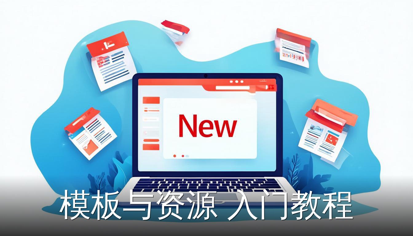 打开Office应用后新建页面展示多个模板缩略图